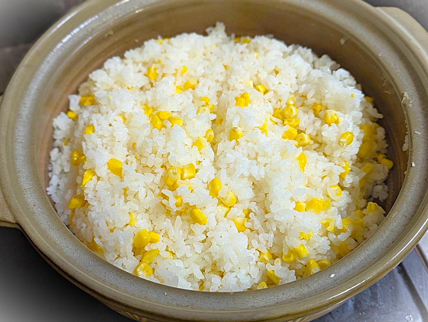 夏の恵み！～とうもろこしごはん～④