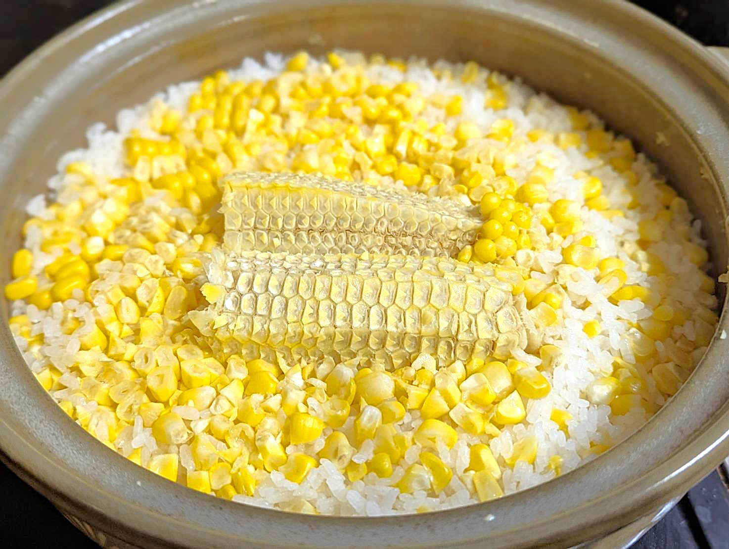 夏の恵み！～とうもろこしごはん～⑦